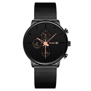 fashion watches Men's Fashion Calendar 3-Eye Watch