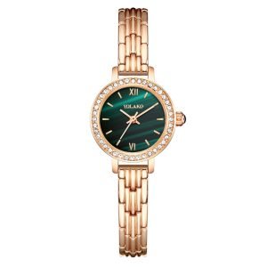 Fashionable Diamonds Gold Watch